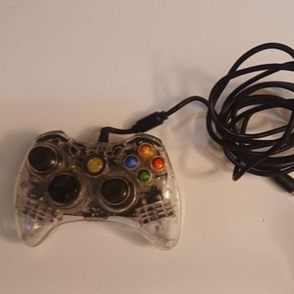 AfterGlow Microsoft Xbox 360 Wired Clear Controller